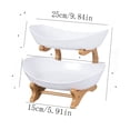 thumbnail image 2 of MMJ Kitchen Appliances Tiered Fruit Basket Stand Countertop Organizer 2 Layer for Fruits Snacks, 2 of 8