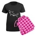 thumbnail image 5 of CafePress - Shark Women's Dark Pajamas - Women's Short Sleeve Print T-Shirt and Pants Dark Cotton Pajama Set, 5 of 7