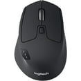 thumbnail image 2 of Logitech M720 Triathalon Multi-Device Wireless Mouse – Easily Move Text, Images and Files Between 3 Windows and Apple Mac Computers Paired with Bluetooth or USB, Hyper-Fast Scrolling, Black, 2 of 2