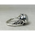 thumbnail image 2 of Heaven Crafts Round Moonstone Ring 925 Sterling Silver Handmade Bohemian Jewelry Gift Item, 2 of 4