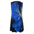thumbnail image 1 of Vedolay Dresses For Women 2023 Women's Retro Ruffle Style Slim Work Pencil Dress,Blue M, 1 of 5