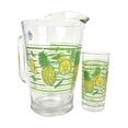 thumbnail image 1 of Juego de Jarra para Agua con 6 Vasos Vidrio Crisa Piñas, 1 of 3