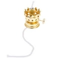 thumbnail image 1 of Shisuyan Support de Lampe à Pétrole Ferronnerie Plaqué Or Support de Lampe à Huile Base de Lampe à Pétrole Réglable, 1 of 1