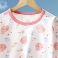 thumbnail image 5 of Splozh Pyjama Fille Pyjama Bébé Pyjama 2 Pcs pour Enfants Ultra Doux Confortable Évacuant l'Humidité Peau Douce, Rose, 5-6 Ans, 5 of 5
