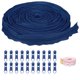 thumbnail image 1 of Uxcell #5 10 Yards Bulk Nylon Coil Zipper by the Yards with 20 Pcs Zipper Sliders and Ruler for Sewing Lake Blue, 1 of 6