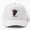White, variant on Poncho Predator 80s Baseball Cap, Movie Fan Retro Character Graphic Design, Classic Hat