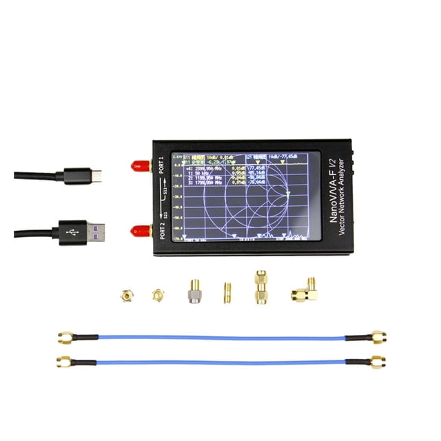 3GHz Vector Network Analyzer Antenna Analyzer With 4.3 Inch Touch Screen Measuring S Parameters, Duplexer, Voltage Standing Wave Ratio, Phase, Delay ,Avoid Switching Noise