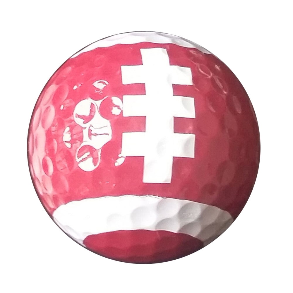 1Piece Rrugby Pattern Practice Golf Ball Strong Resilience Force