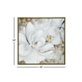 40" x 40" Floral Framed Wall Art with Gold Frame, by DecMode