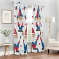 thumbnail image 6 of Gnome American Flags Blackout Curtain Panels Drapes Privacy Assured with Light Filtering Curtains for Living room Bedroom Bathroom Window, 6 of 6