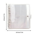 thumbnail image 2 of Hiroekza 200 Envelope Binder Savings Budget Book with Cash Envelopes, A5 Size (9x7 inches), PVC Material, Tear-Resistant, Includes 1-102 Labels, for Personal & Family Budgeting, Save Money Challenge, 2 of 7