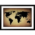 thumbnail image 2 of Art.com Vintage World Map Art Print by ilolab, Black Frame Wall Art, 44" x 32", 2 of 5