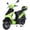 Green, variant on X-Pro Brand New Milos 50 Moped Scooter with 10" Aluminum Wheels, Rear Trunk, Electric/Kick Start!