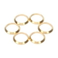 thumbnail image 2 of Clock Decorative Rings, Stable Compact Easy To Use Beautiful Nixie Tubes Decorative Copper Ring DIY 6Pcs  For IN 14 Nixie Tubes Clock, 2 of 8