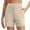 Light khaki, variant on G4Free Women's 5'' Athletic Shorts High Waisted Running Yoga Shorts Summer Casual Shorts with Pockets