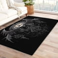 thumbnail image 1 of Gothic Area Rug 6x8, Skull Rugs for Bedroom Living Room, Spooky Carpet, Machine Washable Rug, Non Slip Soft Low Pile Rugs Large Area Rug Home Decor T6&-281, 1 of 7