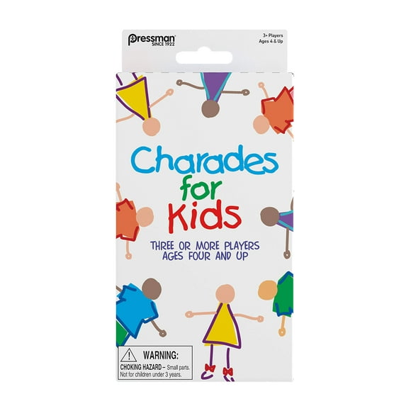 Juego Pressman Charades para niños pegable, no es necesario leerlo