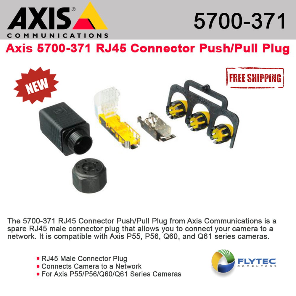 Axis Communications RJ45 Push Pull Connector Part # 39680 