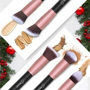 Ustar Makeup Brushes 16 PCs Makeup Brush Set Premium Synthetic Foundation Brush Blending Face Powder Blush Concealers Eye Shadows Make Up Brushes Kit (Rose Golden)