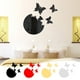 thumbnail image 1 of Pegatinas de pared de espejos dorados y plateados - murales decorativos acrílicos, diseños de jarrones y flores 3D autoadhesivos en pack de 4, 1 of 6