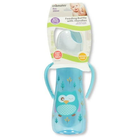 Cribmates Feeding Bottle With Handles (8 Oz.) - Blue, One Size