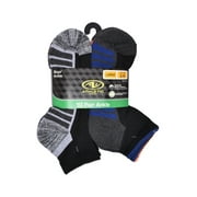 Athletic Works Boys Cushioned Ankle Socks, 10-Pack S (4-8.5) - L (3-9)