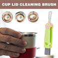 thumbnail image 3 of TUITOONM Cartoon 3-in-1 Cup Cleaning Brush Short Handled Multifunctioned Dead-End Cup Lid Rubber Ring Bottle Mouth Cleaning Brushes Kitchen Washing Brush Easy To Store, 3 of 5
