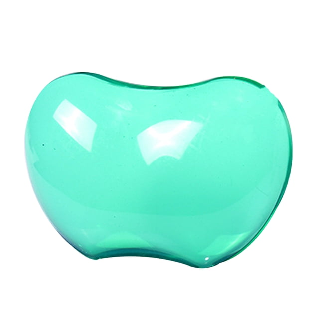 Cojín de ratón grande Transparente alfombrilla de ratón Silicona Mouse Pad Protector de reposo de muñeca (verde claro)