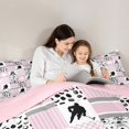 thumbnail image 5 of Homewish Gamer Ice Hockey Full Size Comforter Sets 3-Piece for Female Men Adults,Maple Leaves Bedding Comforter Set,Sport Theme Lightweight Bedding Sets,Geometric Plaid Bedroom Decor,Reversible, 5 of 8