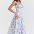thumbnail image 2 of Robe Midi à Bretelles pour Femme, Imprimé Floral, Mode, Sans Manches, Robe Féminine, Vestidos, 2 of 7