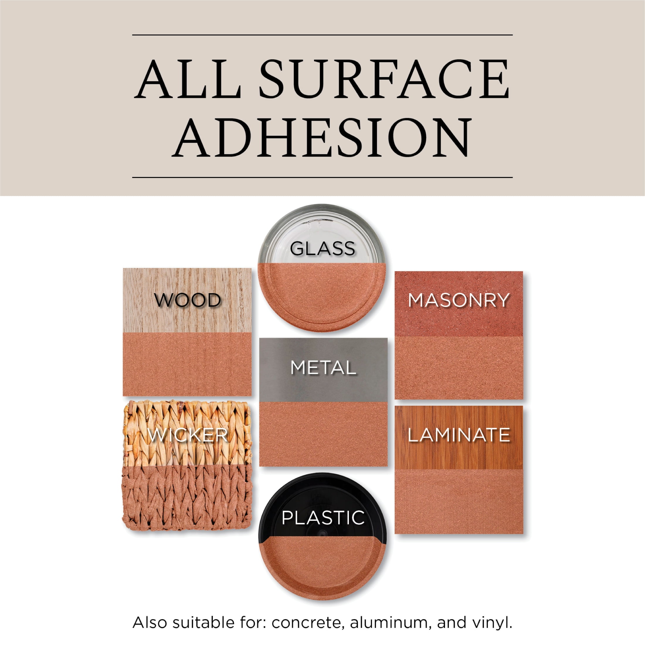 6 Pack, Desert Rose, Gold Rust-Oleum Universal All Surface Interior/Exterior Metallic Spray Paint-342919, 11 oz
