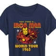 thumbnail image 3 of Marvel Iron Man - Band Tee Style - Women's Short Sleeve Graphic T-Shirt, 3 of 5