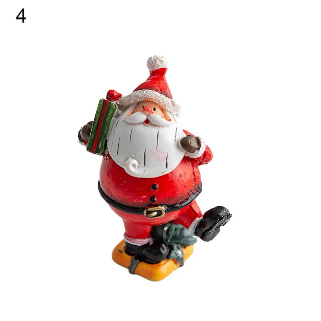 Imagen de Papá Noel color brillante decoración del hogar exquisita decoración del muñeco de nieve de Navidad juguetes de vacaciones