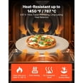 thumbnail image 4 of Pizza Stone, 16 in Round Pizza Stone, 0.67" Thick Extra Large Baking-Stone with Rack Stand, 1450°F Heat-Resistant Cooking Stones, for Kitchen Oven, Baking Pizzas, BBQ Grill, 4 of 7