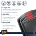 thumbnail image 4 of Baker's Secret Baking sheets for Oven - Bakeware Set of 3 Cookie Sheets - Cooking Trays for Baking, Nonstick Pans for Baking, Baking Pan Toaster Oven Pans, with Handles Grip - 3 Pieces Set, 4 of 9