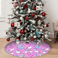 thumbnail image 6 of Cat Christmas Tree Skirt Holiday Party Traditional Xmas Tree Mat Ornaments Tree Skirt for Christmas Decoration 36 Inch, 6 of 6