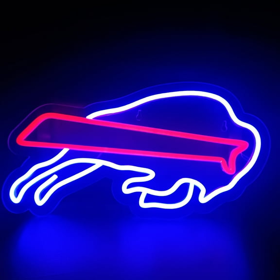 Football Neon Sign for Buffalo Wall Decor,Man Cave Beer Bar Pub,Game Room,Garage,Christmas Birthday Party Decor Gift