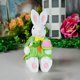 thumbnail image 4 of Modelo de conejito artesanía de resina figurita de conejito bonito colección de figuritas para regalo de Pascua JShteea libre de BPA, 4 of 9