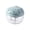 A001- Blue, variant on Manual Mini Garlic Chopper, Small Pink Hand Held Pull Chopper for Garlic, Onions, Chili, Herbs and Shrimp Paste, Versatile Compact Kitchen Tool for Quick Meal Prep