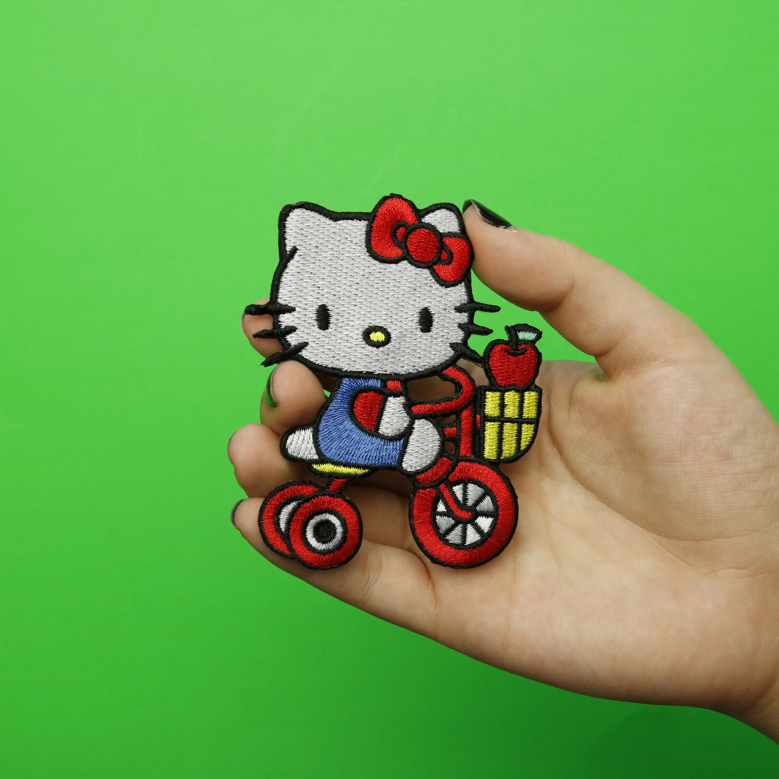 C&D Visionary Iron On Patch Sanrio Hello Kitty Glitter