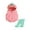 Pink, variant on Cjfdfy Newborn Baby Boy Girl Strawberry Costume Kids Baby Halloween Costume Infant Cute Zipper Hooded Romper Jumpsuit with Stockings Set Cosplay Party Outfit