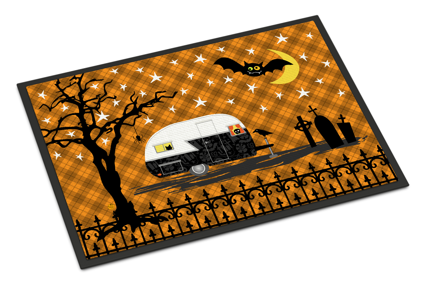 Halloween Vintage Camper Door Mat