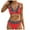 Red, variant on Wamejoo Women's Bikini Sets Two Piece Swimsuit High Waisted Deep V Neck Stitching Wide Adjustable Straps Back Hook (Red, XL)
