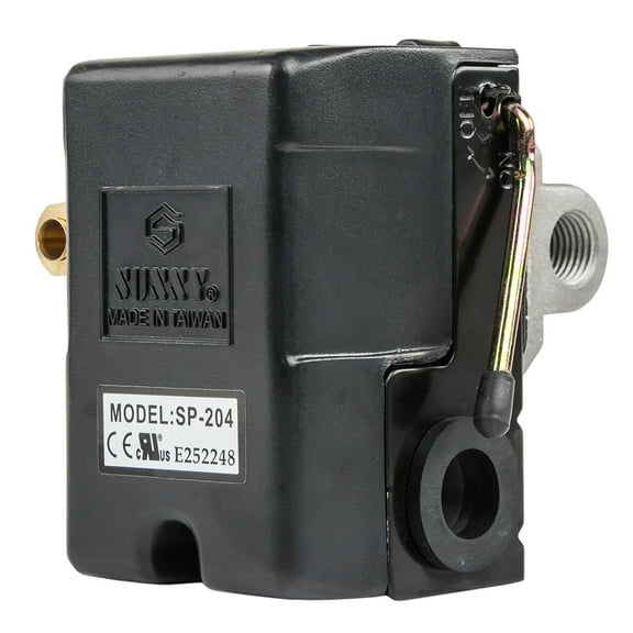 Sunny Heavy Duty 25 Amp Air Compressor Pressure Switch Control Valve 95-125 PSI 4 Port