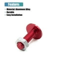thumbnail image 5 of Unique Bargains 40pcs M6 Red Aluminum Alloy Hex Socket Head Motorcycle Fairing Bolts Screws Nuts, 5 of 6