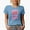 Baby Blue, variant on Distressed Mini - Retro Groovy Wavy Text Mother's Day Mother-to-Daughter Art Merch Gift, Tan T-Shirt, XL