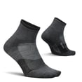 thumbnail image 1 of Feetures Trail Max Cushion Quarter - Chaussettes de Course pour Hommes et Femmes - Évacuation de l'Humidité - Grand, Gris, 1 of 4