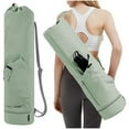 thumbnail image 2 of Yoga Mat Bag, Large Capacity With Dedicated Water Bottle Pocket And Bottom Wet Bag, Adjustable Shoulder Strap For Easy Comfortable And Versatile Sports Daily Use, 2 of 4