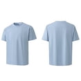 thumbnail image 5 of COSFO Blue Men T Shirts Summer Short Sleeve Dry Fit Shirt Moisture Wicking Workout Pullover Classic Fit Crew Neck Tshirts Shirts for Men, 5 of 5