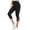 Black, variant on SEMPAI Capris for Women Side Split Cropped Workout Capri Leggings High Waisted Buttery Booty Scrunch Yoga Cycling Pants